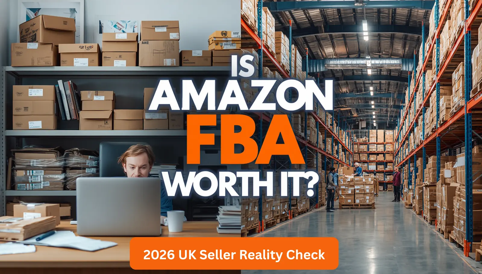 Small UK reseller comparing Amazon FBA costs, fees, and profit potential in 2026.