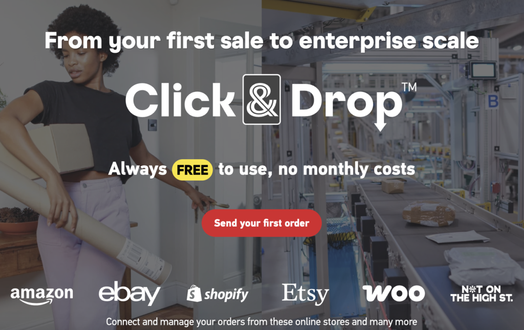 Royal Mail, Click & Drop offers an excellent balance between simplicity and efficiency.