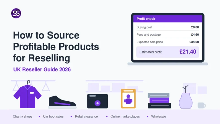 UK reseller researching profitable products to source for resale